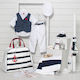 Complete Baptism Set for Boy 358 Leather Bag