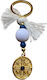 Christening Charm Keychain Handmade Metal 50 Pieces