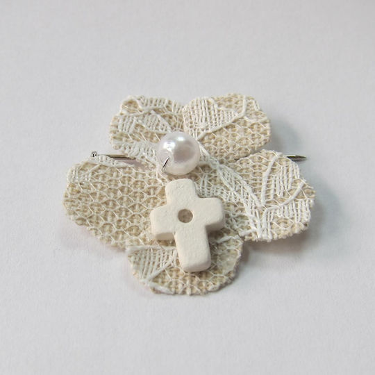 Palma Emporio Christening Charm Pin Beige 50 Pieces 16202-Ecru