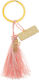 Bellissimo Christening Charm Keychain Pink 1 Pieces M-436