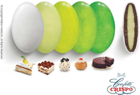 Jordan Almonds Ciocopassion 5 Selection 1kg Approximately 190-210 Pieces Crispo Green