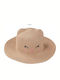 Kids' Hat Straw Pink