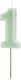 Birthday Candle Number 1 Green 6 Cm