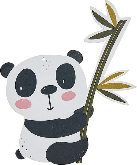 Decorative Candles Chests Printed Panda Bear 22cm K374 Nv23-25-00071-374