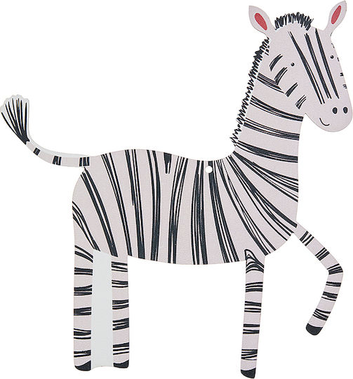 Dekoratives Holzornament Lampen Truhen Bedruckt Zebra 22cm K372 Nv23-25-00071-372