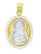 Gold Kinder Amulett Jungfrau Maria K14