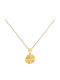 Gold Konstantin-Münze Amulett K14 mit Kette