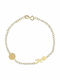 Rubini Kinderarmband Kette aus Gold 9K mit Abbildung