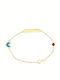 Art d or Kids Bracelet ID from Gold 9K with Heart