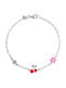 Ioannis Kosmima Kids Bracelet Chain from Silver with Evil Eye