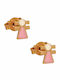 Abadianakis Kids Earrings Studs from Gold 9K