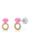 Lapetra Детски Обеци Studs с камъни от Сребро