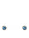 Gold Kids Earrings K9 Blue Stones 045483 045483 Gold 9 Carats