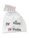 Soft Touch Kids Beanie Set with Socks Fabric White 2pcs