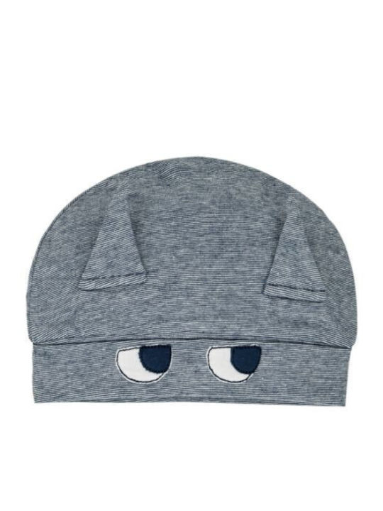 Ellepi Kinder Mütze Stoff Blau