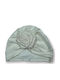 Bonjour Bebe Handmade Turban 100% Cotton Bow White