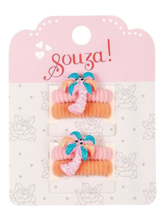 Souza For Kids Elastic Kids Hair Ties Set 4pcs