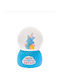 Light Blue Illuminated Snowball Unicorn 7.5 Cm 10529a