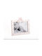 Wooden Photo Frame 15x20cm Natural Wood Teddy Bear Pink External Dimensions 24x22cm a1436
