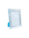 Silver Photo Frame Kids Design Light Blue Bear Brera Italy 9x13