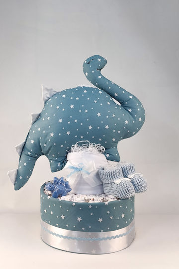 Dama Koupa Handmade Diaper Cake pentru Băiat