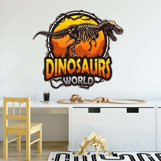 Wandsticker Dinosaurier Welt 70x60cm