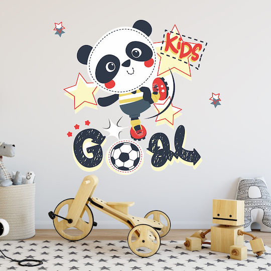 Стикер за стена Sport Panda 98x88см