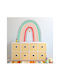 Kinder Wandsticker Bunter Regenbogen 100x90cm