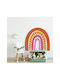 Wandsticker Cactus Regenbogen 130x120cm