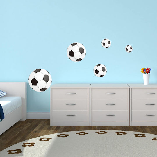 Kinder Wandsticker Fußballbälle
