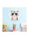 Еднократен Пластмасов Детски Табла Bubble Raccoon 25x22cm