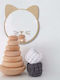 Caravelshop Kids Decorative Mirror made of Wood 50x45cm