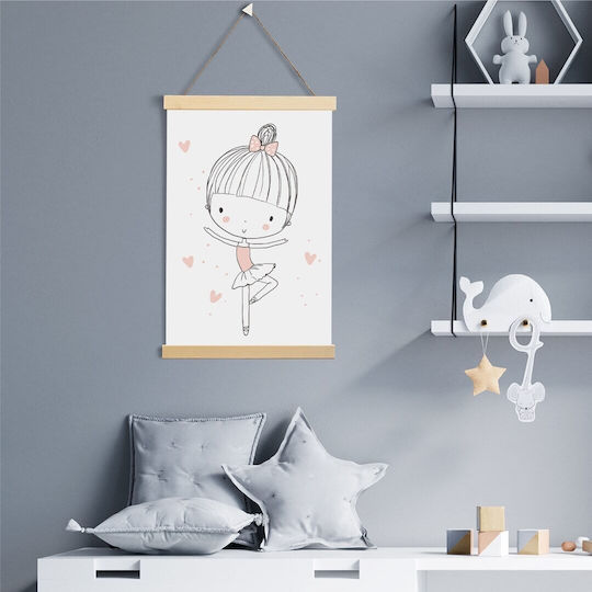 Das Ballerina Kinderposter 40x25cm
