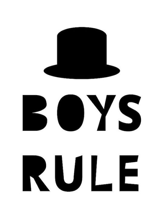 Αφίσες Poster Boys Rule Χαρτί 15x20cm