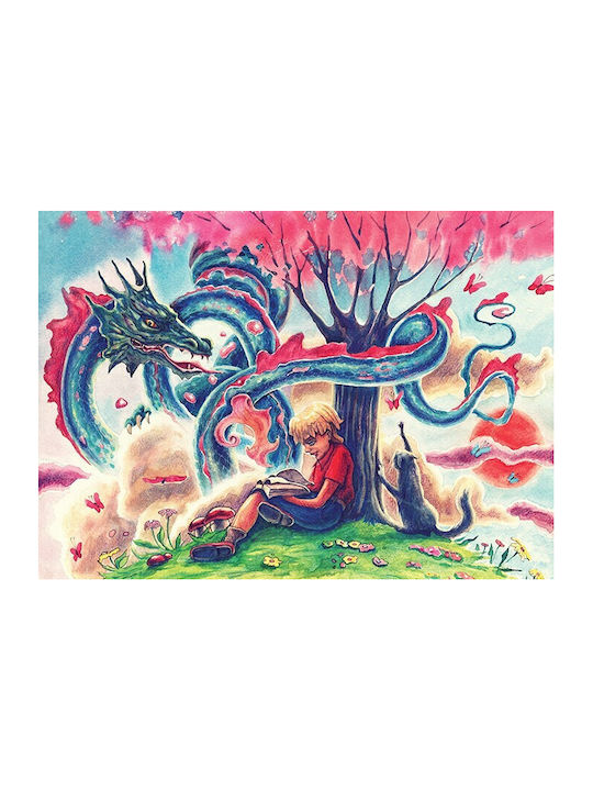Poster Posters Boy Blue Dragon Paper 20x15cm