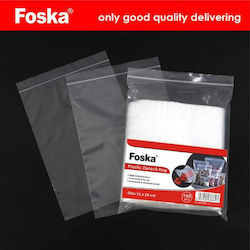 Σακουλάκια Zip Foska 9x13cm Πακετο 100τεμ