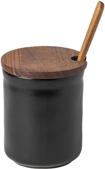 Boutique Honey Μελιερα Σετ Βαζο Καπακι & Μελοξυλο 10cm 0.5l Stoneware Costa Nova