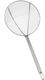 Tablecraft Untiefe Löffel Spinnensieb Sieb Metallisch Silber 48.5cm 1Stück