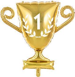 Folien-Luftballon Trophy 64x61cm Gold