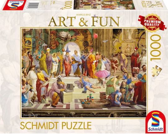 The School Of Athens Puzzle 2D 1000pcs