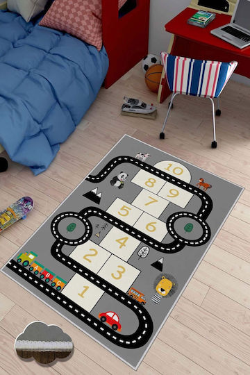 Conceptum Hypnose Kinder Teppich Gray 60x100cm