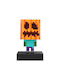 Paladone Kids Desk Lamp Zombie Jack O Lantern Orange 10x10cm