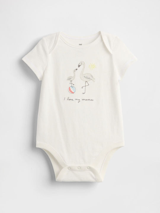 GAP Baby First Favorites Къс ръкав Бял
