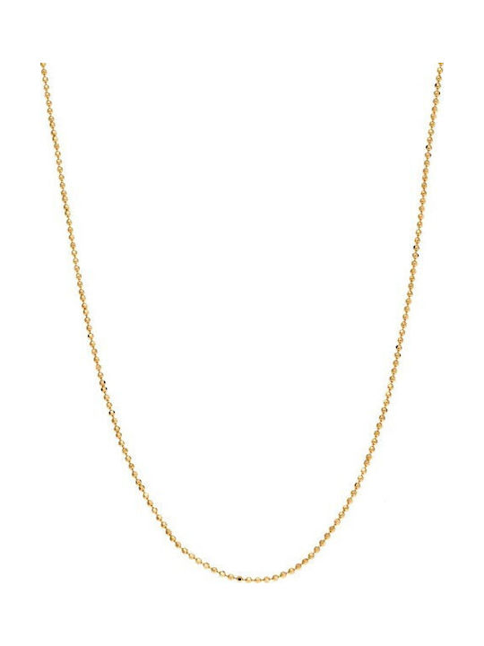 Senza Silver Chain Neck Gold-plated Length 40cm