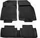 Race Axion Set of Front and Rear Mats 5pcs Tray Type for Nissan X-Trail T32 5D 2014-2020 / Nissan Rogue T32 5D 2013-2020 Black