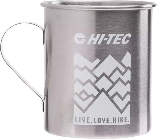 Hitec Becher Metallisch Silber 400ml