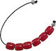 Begleri Handmade Resin Pieces of Amber Red 17 mm