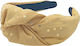 Headband Turban Small Polka Dot & Knot Ochre