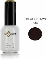Angelacq Gel Nail Polish 057 Seal Brown 15ml