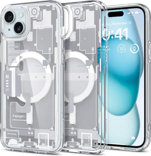 Spigen Ultra Hybrid Zero One Задна корица Пластмаса / Силикон 2мм Бял (iPhone 16 Plus)